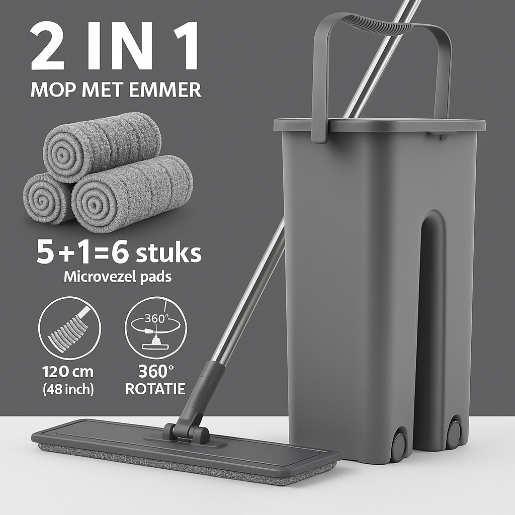 PureSwipe™ 2-in-1 Dweilset PureSwipe™ 2-in-1 Dweilset