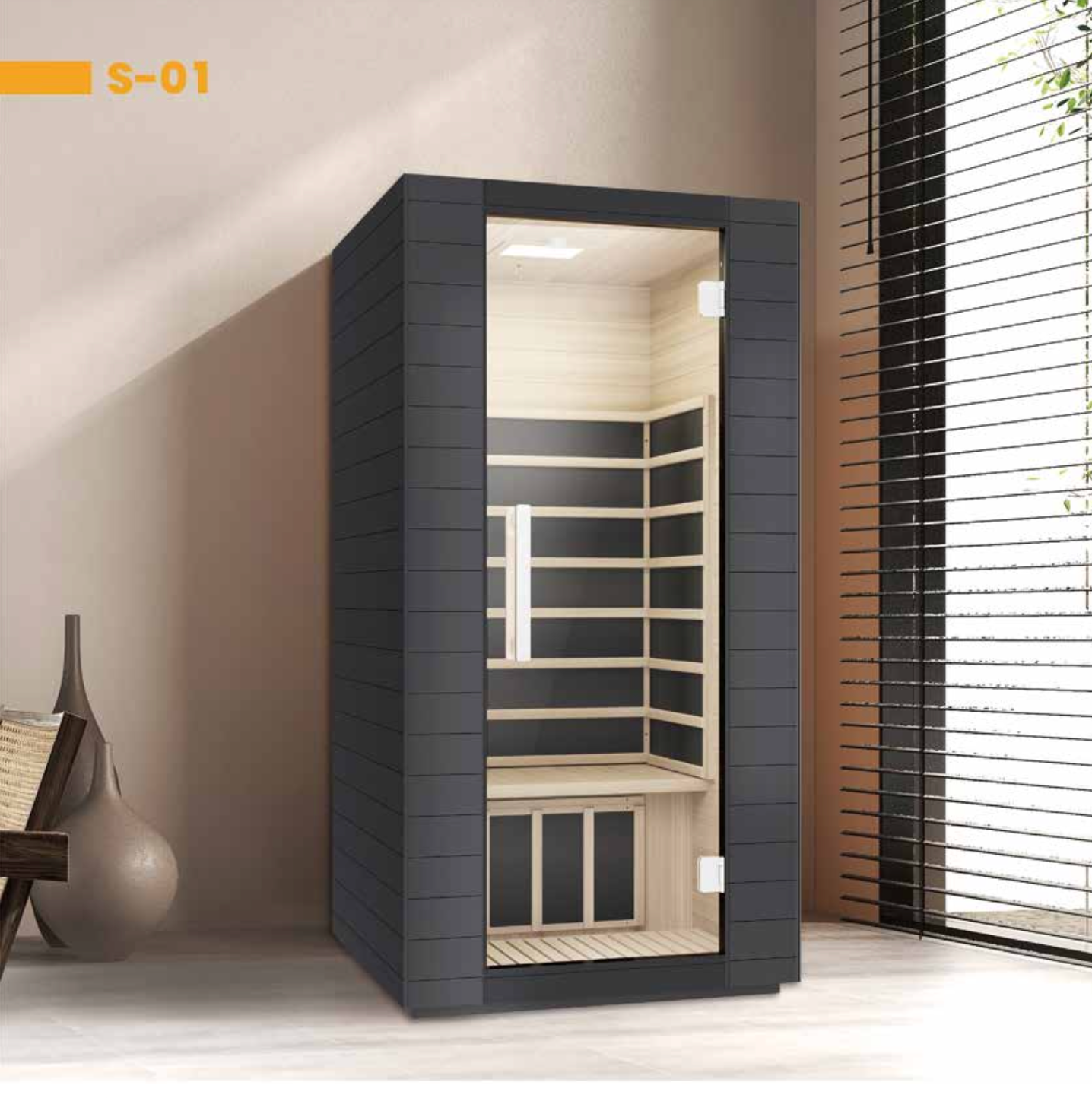 Serenity | Signature Hemlock Edition infrarood sauna Serenity | Signature Hemlock Edition infrarood sauna