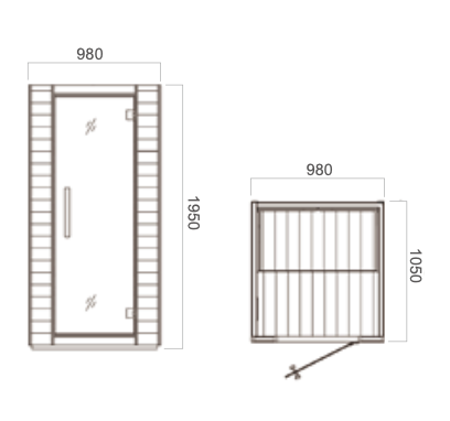 Serenity | Signature Hemlock Edition infrarood sauna Serenity | Signature Hemlock Edition infrarood sauna
