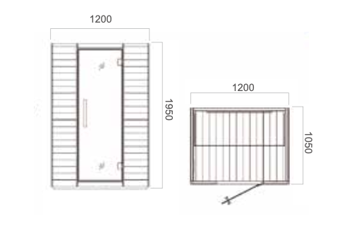 Serenity | Signature Hemlock Edition infrarood sauna Serenity | Signature Hemlock Edition infrarood sauna