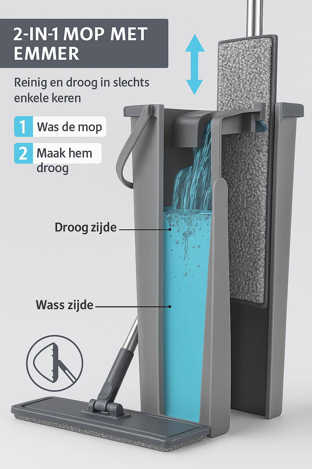 PureSwipe™ 2-in-1 Dweilset PureSwipe™ 2-in-1 Dweilset