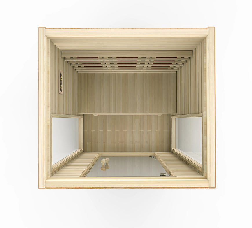 Aurora Vista Premium Hemlock | infrarood sauna 2