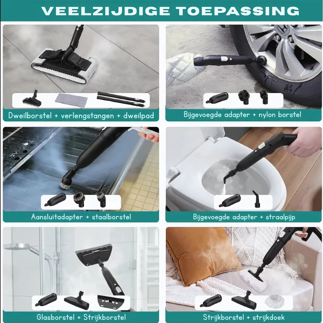AquaPulse Pro2 Performance Stoomreiniger