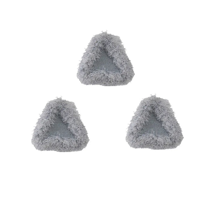 Portable Fold Triangle Head Floor Mop Cleaner Tool Mop 360 Rotation Cleaning For  Kitchen Walls And Ceilings Microfiber Pad